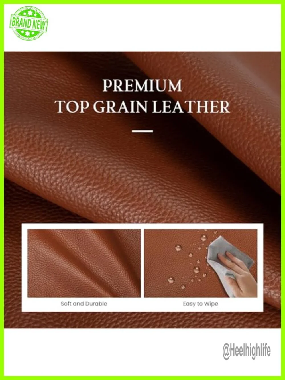 Genuine Leather Hobo Bag for Women, Top Grain Real Leather Shoulder Bag with